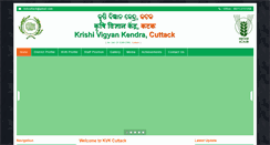Desktop Screenshot of kvkcuttackzpdvii.org